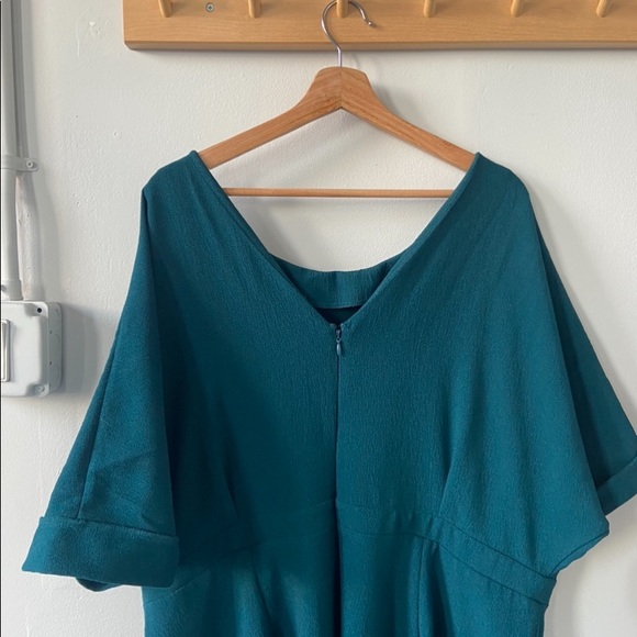 ASOS Wiggle Dress, Teal Size 18 - Picture 3 of 5